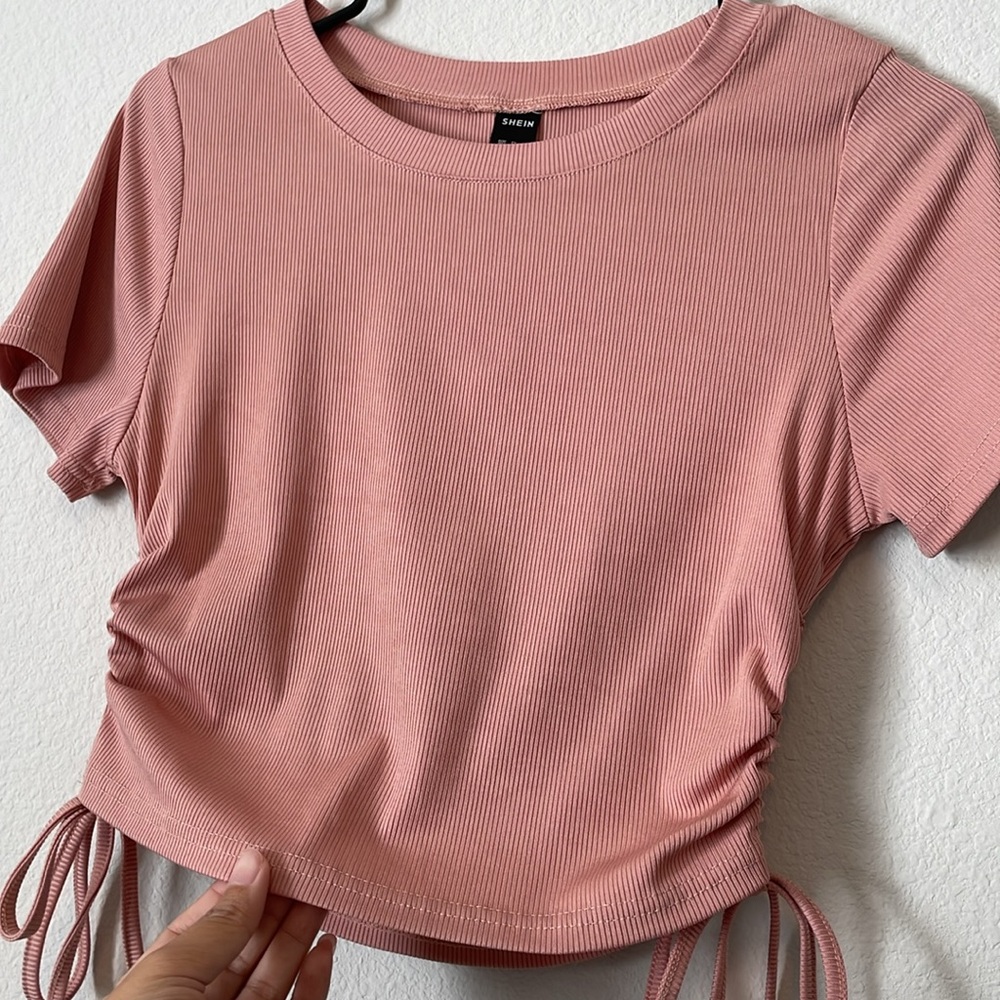 Shein Ribbed Crop Top